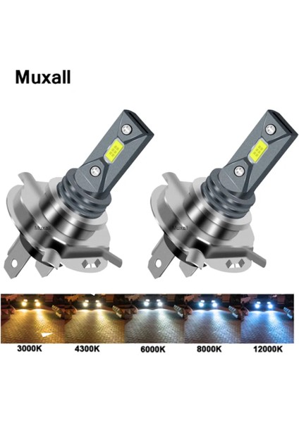 H11 Stili 12000K Mavi Renk K 8000K K H4 H7 H11 H1 Turbo LED Araba Far Ampul Hb Hb4 H8 Oto Işıkları Otomobil Sürüş Sis Lambası (Yurt Dışından)