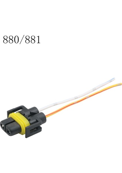 Gümüş Tarzı H1 H3 H H7 H8 H11 Hb H Hb4 Soket Adaptörü Araba Lambası Kablosunun LED Ampul Konnektörü (Yurt Dışından)