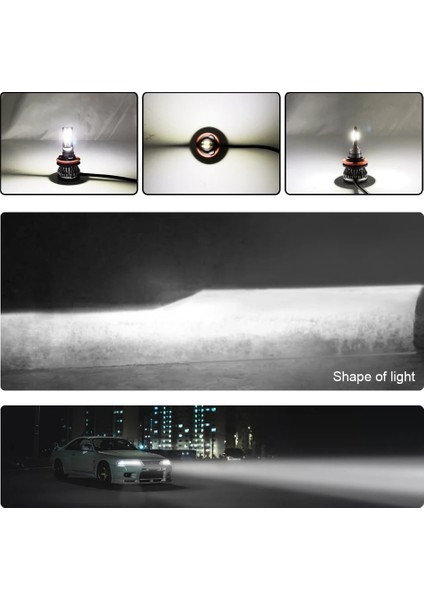 H1 Stili 3000K Pampsee Mini H7 H4 LED Ampul Araba Far H11 H1 H8 H3 H9 Hb3 Hb4 Hi-Lo Işın 72W Lm Otomatik Far Ledk (Yurt Dışından)