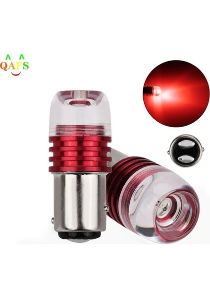 2 Adet Kırmızı BAY15D P Strobe Yanıp Sönen LED Projektör Ampuller Araba Kuyruk Fren Lambaları Otomatik Dönüş Sinyali Lambası Ampul (Yurt Dışından)