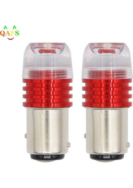 2 Adet Kırmızı BAY15D P Strobe Yanıp Sönen LED Projektör Ampuller Araba Kuyruk Fren Lambaları Otomatik Dönüş Sinyali Lambası Ampul (Yurt Dışından)