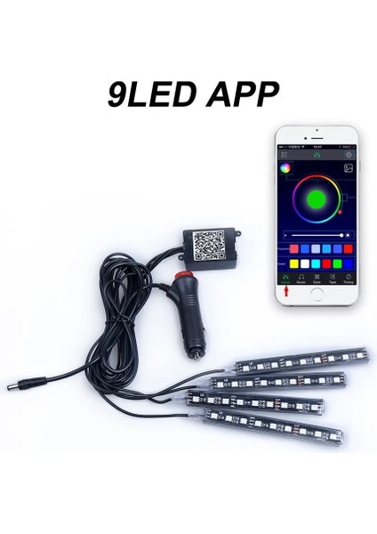Kırmızı Vw Polo Golf Touareg Passat B5 B6 Jetta Mk4 Mk5 Beetle cc Caddy Için Araç Iç Atmosfer Işığı Rgb LED (Yurt Dışından)