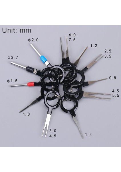 11 Parçalı Set Otomotiv Fiş Terminali Kaldırma Aracı Araba Elektrik Teli Sıkma Konnektörü Pin Çıkarıcı Kiti Anahtar Pimi Kaldırma Aracı (Yurt Dışından) modelleri