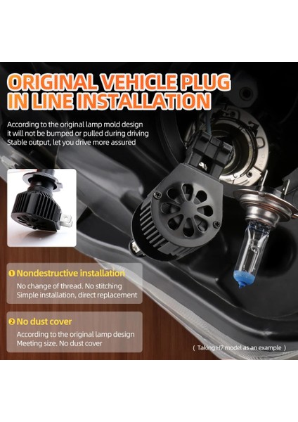 H8 Stili 4 Taraf 6000K 2 Adet H1 H3 H4 H7 H8 H11 Hb Hb LED Araba Farları Mw Lm Araba Sis Ampulleri Otomobiller Oto Lambası (Yurt Dışından) modelleri