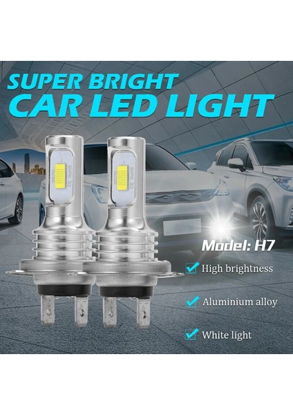 H10 Stili 6500K H4 LED H7 H11 H8 Hb4 H1 H Hb Hb H9 Araba Far Ampülleri 80W Lm Araba Aksesuarık Beyaz LED Sis Lambası (Yurt Dışından)