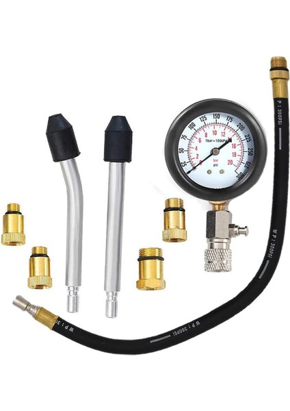 Kutu Stili Yok Sıkıştırma Test Kiti Psı Benzinli Benzinli Motor Silindir Basınç Göstergesi Otomotiv Aracı Motosiklet Araba Kamyon Için (Yurt Dışından) fırsatları
