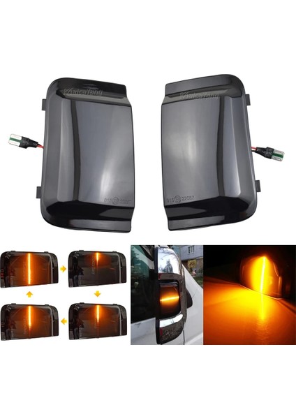 Yan Kanat Dikiz Aynası Dinamik Flaşör Akan Gösterge LED Peugeot Boxer Fiat Ducato Citroen Jumper Için Sinyal Işığı Çevirin (Yurt Dışından)