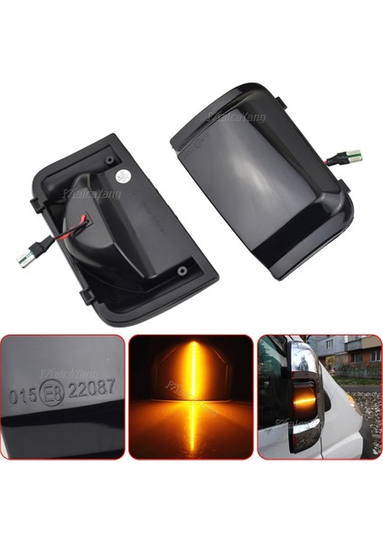Yan Kanat Dikiz Aynası Dinamik Flaşör Akan Gösterge LED Peugeot Boxer Fiat Ducato Citroen Jumper Için Sinyal Işığı Çevirin (Yurt Dışından) modelleri