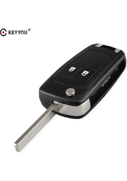 Keyyou Uzaktan Anahtar Kabuk Kılıf Kapak Opel Vauxhall Insignia Astra Zafira Chevrolet Cruze Için Buick 2 Düğmeler (Yurt Dışından)