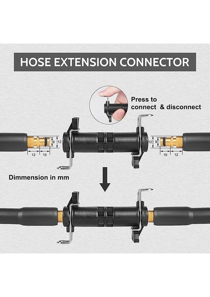 1 Adet Tarzı Uzatma Hortumu Konektörü Karcher K2 K3 K4 K5 K6 K7 Yüksek Basınçlı Yıkama Makinesi Temizleyici Hortum Adaptörü Aksesuarları Için Lavabolar Hortumu (Yurt Dışından)