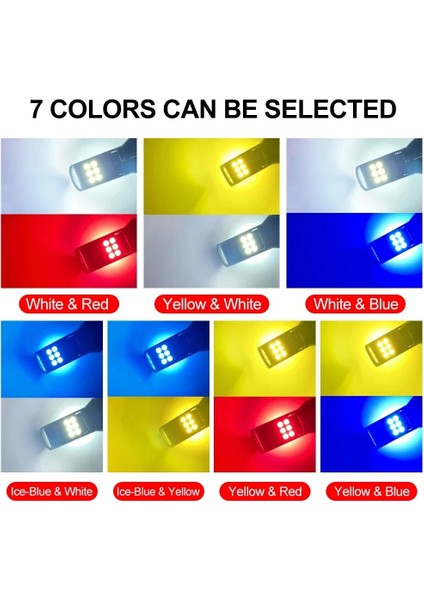 H8 Stili Mor 2ADET H8 H11 LED Ampul Hb4 LED Sis Lambasık 12V 24V Beyaz Sarı Yeşil Limon Buz Mavisi Araba Sürüş Işıkları H16 Oto Lambası (Yurt Dışından)