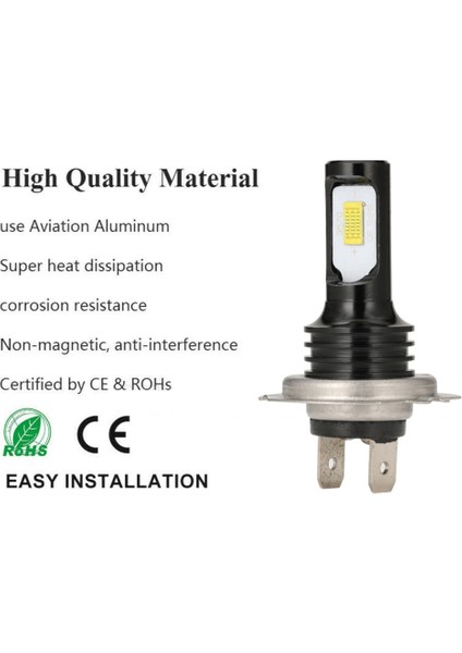 H8 Stili Gümüş 12000K Mavi LED Turbo Araba Far H4 H7 H11 H8 Hb4 H1 H Hb Hb H9 Ampuller 80W Lm Araba Aksesuarık LED Sis Lambası (Yurt Dışından) modelleri