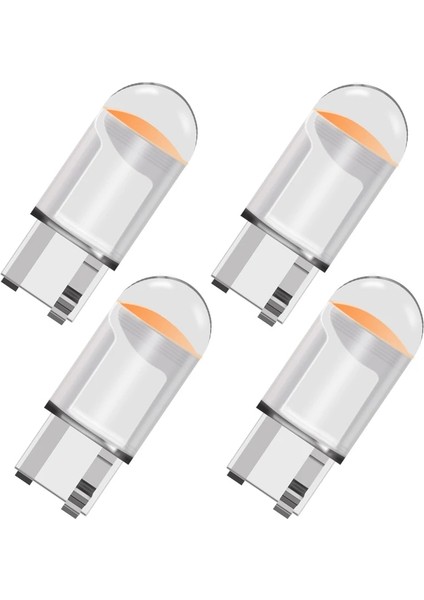 Sarı Yeni T10 W5W Cob LED Araba Kama Park Işığı Otomatik Plaka Işığı Yan Kapı Ampul Gösterge Lambası (Yurt Dışından)