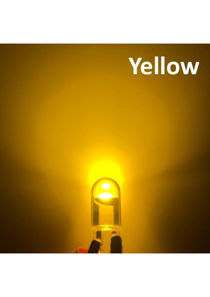 Sarı Yeni T10 W5W Cob LED Araba Kama Park Işığı Otomatik Plaka Işığı Yan Kapı Ampul Gösterge Lambası (Yurt Dışından)