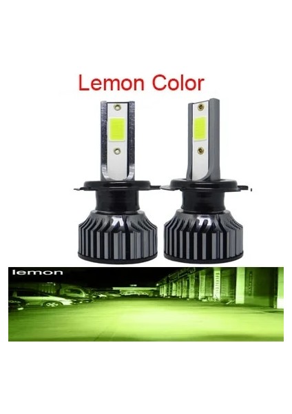 H7 Stili Limon 2 Adet H1 H7 LED H4 Lm Hb3 Hb4 LED H11 H Araba Far Ampul Diyot Sis Lambaları Autk 8000K 3000K 12V 24V (Yurt Dışından)