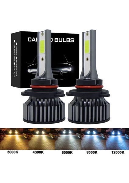 H7 Stili Limon 2 Adet H1 H7 LED H4 Lm Hb3 Hb4 LED H11 H Araba Far Ampul Diyot Sis Lambaları Autk 8000K 3000K 12V 24V (Yurt Dışından)