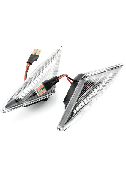Kristal Beyazı Akan Yan Tekrarlayıcı Işık LED Dinamik Yan Işaretleyici Dönüş Sinyali Işıkları Gösterge Flaşör Lambası Ford Mondeo 3 Mk3 Odak 1 Mk1 (Yurt Dışından) fırsatları