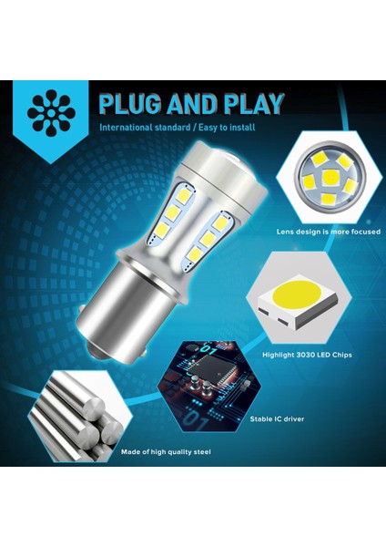 T15 W16W W Baar LED Ters Işık Canbus Hiçbir Hata Ampul Bmw Vw Mercedes Audi A3 8p A4 6b Bmw E60 E90 Beyaz 12V (Yurt Dışından) indirimleri