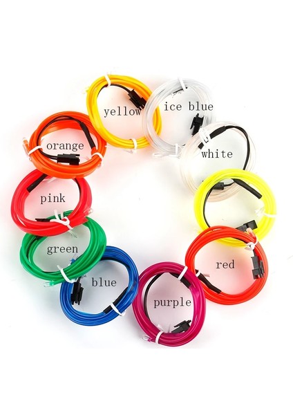 2m USB Sürücü Stili Mavi Araba Iç Işık Atmosfer Ortam Işığı Tüp LED Şerit Esnek Neon Lamba Araba Dekorasyonu Için Kızdırma Dize Işık Iç Kısım (Yurt Dışından) fırsatları