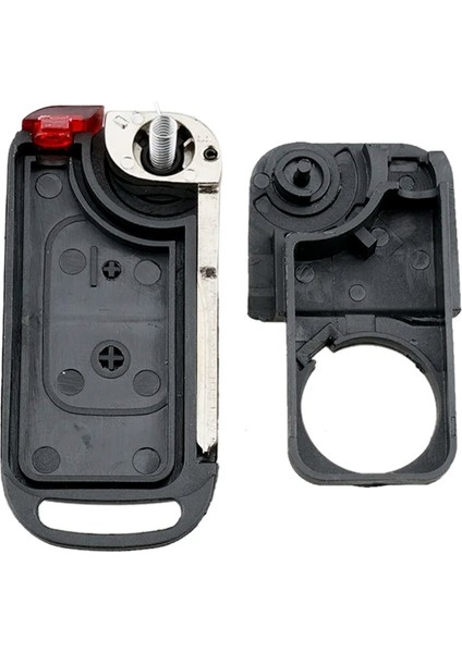 Siyah Stil 2 Düğme 2022 Yeni Araba Anahtarı Kutusu Flip Katlanır Kabuk Uzaktan Fob 2 Düğme Formercedes Benz Slk E113 A C E S W168 W202 W203 (Yurt Dışından) modelleri