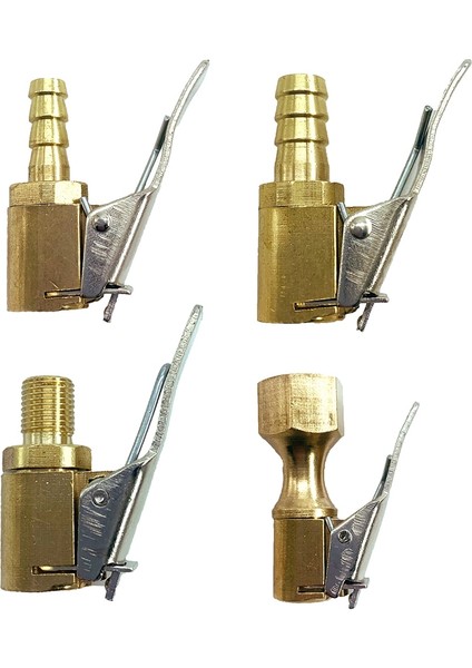 Resim Stili Olarak Vana Taşınabilir Şişme Pompa Araba Lastiği Için Hava Chuck Şişirme Pompası Vana Konektörü Klipsli Adaptör Pirinç Lastik Tamir Araçları (Yurt Dışından)