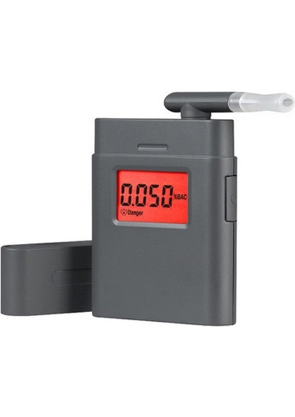 Siyah Stil Taşınabilir 360 Derece Dönen Ağızlık Kırmızı Arka Işık Doğru Nefes Alkol Test Cihazı LED Işık Alkol Breathalyzer (Yurt Dışından) fiyatları