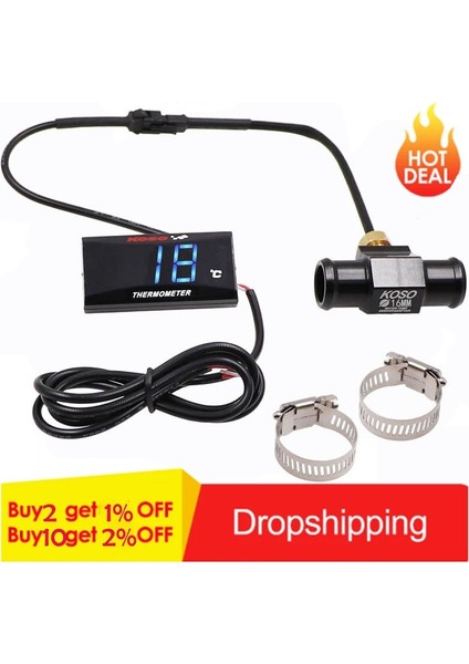 BLUE16MM Adaptör Stili Koso Su Sıcaklık Ölçer Mini Sıcaklık Ölçer Xmax Nmax Cb B500X Sensör Adaptörü Motosiklet Yarış Aksesuarları (Yurt Dışından) indirimleri