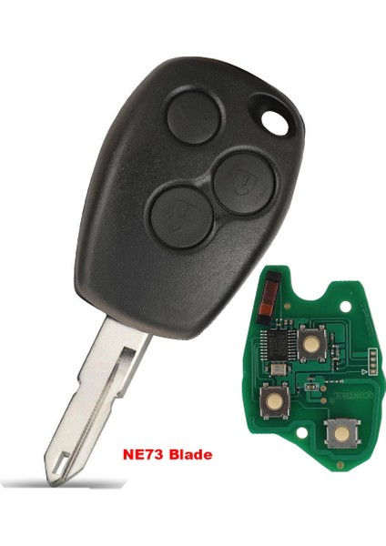 NE73 Bıçak Stili 4A Jingyuqin Uzaktan Anahtar Pcfpcfa Mhz Renault Trafic Vivaro Primastar Movano Yedek Kontrol Fob Anahtarsız (Yurt Dışından)