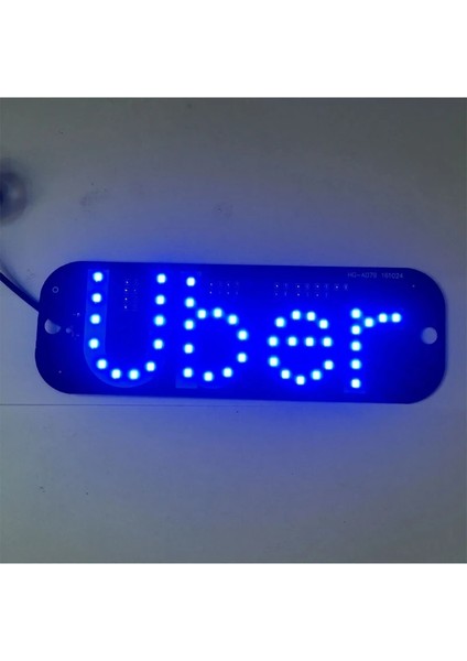 Mavi Stil Taksi Uber Göstergesi Işaret Işığı Parlak Led'li Ön Cam Logo Lambası Ampul Işareti Sembol Işaretleyici Çalışıyor Çalışma (Yurt Dışından) modelleri