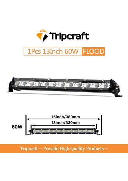 1pc 13IN Sel Tarzı Tripcraft Süper Ince Tek Sıra '' LED Işık Çubuğu 90W 120W 150W 180W Suv 4x4 Off Road LED Çalışma Işığı (Yurt Dışından) fiyatları