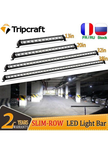 1pc 13IN Sel Tarzı Tripcraft Süper Ince Tek Sıra '' LED Işık Çubuğu 90W 120W 150W 180W Suv 4x4 Off Road LED Çalışma Işığı (Yurt Dışından) fırsatları