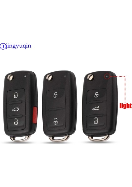 4 Düğme Jingyuqin Flip Fob Uzaktan Araba Anahtarı Kılıf Kapak Kabuk Vwvolkswagen Caddy Eos Golf Jetta Beetle Polo Up Tiguan (5kad) (Yurt Dışından) fiyatları