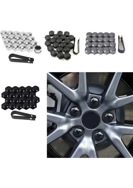 No.4 Tarzı Tesla Model 3sx Için Tekerlek Merkezi Hub, Orta Kapak Seti ve Tekerlek Bijon Kapağı Kiti Tesla Süslemeleri A0NE ile (Yurt Dışından)