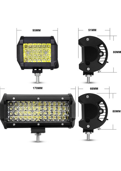 1 Adet 144W LED Çubuk Stili Nlpearl W 144W Traktörk Spotlight Için LED Çalışma Işık Çubuğu LED Işık Çubuğu Offroad Tekne Araba Kamyon Atv Suv 4x4 12V 24V (Yurt Dışından) indirimleri