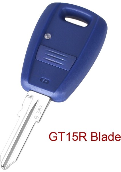 GT15R Bıçak Dandkey Araba Anahtarı Kapağı 1 Düğme Uzaktan Anahtar Durum Fiat Punto Doblo Bravo Transponder Oto Anahtar Kabuk SIP22 BLADEGT15R Blade (Yurt Dışından)