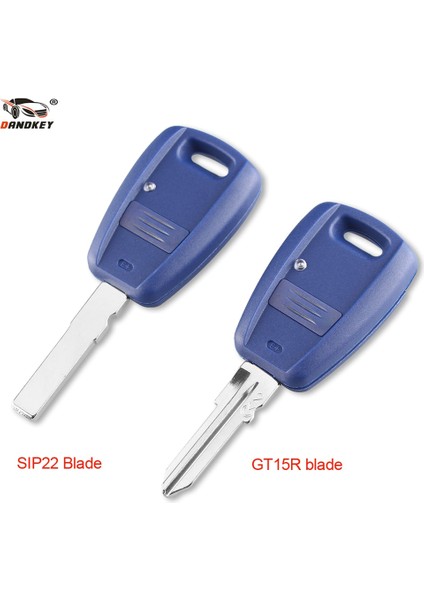 GT15R Bıçak Dandkey Araba Anahtarı Kapağı 1 Düğme Uzaktan Anahtar Durum Fiat Punto Doblo Bravo Transponder Oto Anahtar Kabuk SIP22 BLADEGT15R Blade (Yurt Dışından)