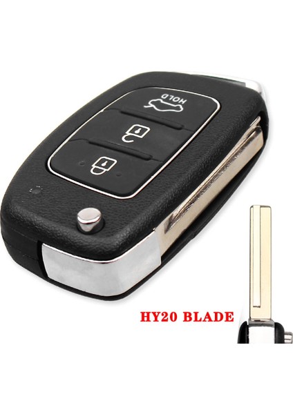 HY20 Bıçak Stili Keyyou 3 Düğmeler Çevirme Katlanır Uzaktan Oto Araba Anahtarı Kabuk Boşlukları Hyundai Solaris IX35 IX45 Elantra HB20 Verna Solaris (Yurt Dışından)