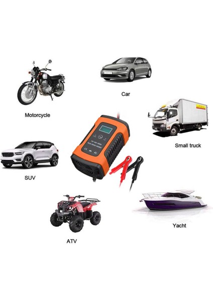 12V 5A Abd Fiş Tarzı 12V 5A Tam Otomatik Araba Akü Şarj Cihazı Güç Darbe Onarım Şarj Cihazları Islak Kuru Kurşun Asit Akü Şarj Cihazları Dijital LCD Ekran (Yurt Dışından) indirimleri