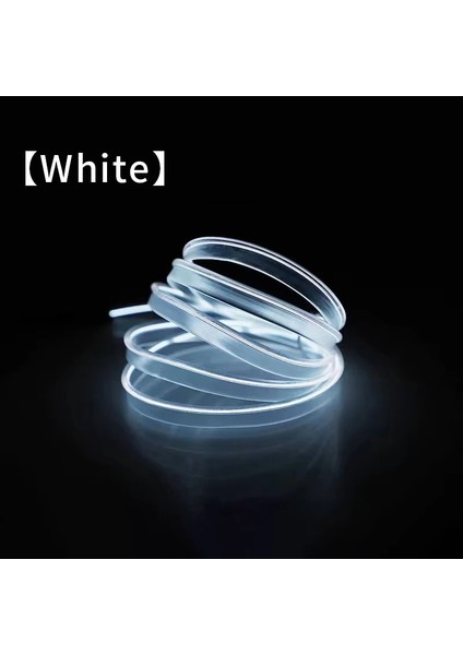 1 Milyon Stili Beyaz Otomobil Atmosfer Lambası Araba Iç Aydınlatma LED Şerit Dekorasyon Çelenk Tel Halat Tüp Hattı Esnek Neon Işık USB Sürücü (Yurt Dışından) fiyatları