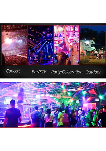 Android ile USB Dj Lamba LED Bar Gece Lambası LED Rgb Disko Işıkları Sahne Aydınlatma Projektör Karşılama Işığı Mikro Kristal Top Ses Parti Işığı (Yurt Dışından)
