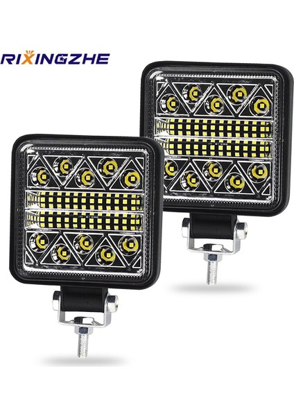 Kare Sabit 1pc Stili W Lightbar Spot LED Çalışma Işığı Bar Araba Traktör Suv Kamyon Sürüş Için Sis Lam LED 34SMD Farlar LED Lıghtba (Yurt Dışından) indirimleri