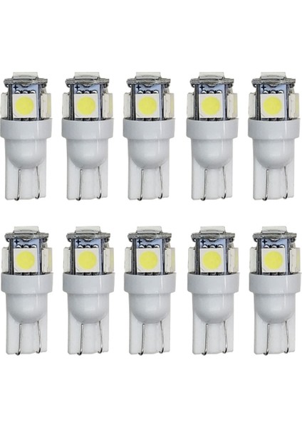 Kırmızı T10 LED W5W Smd LED Araba Iç Işık Plaka Ampul Dönüş Lambaları 5W5 T10 Beyaz Kırmızı Sarı Yeşil Pembe Mavi 12V (Yurt Dışından)