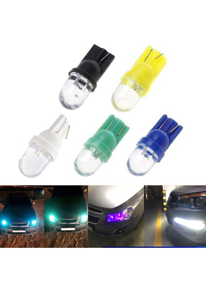 Yeşil Beyaz Kırmızı Mavi Yeşil Rgb T10 W5W Araba Oto Kama Plaka Işık Okuma LED Gösterge Lambası Pano Gövde Ampul (Yurt Dışından) fiyatları