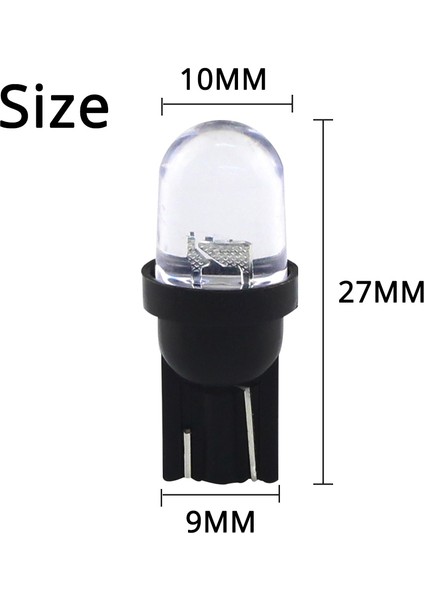 Yeşil Beyaz Kırmızı Mavi Yeşil Rgb T10 W5W Araba Oto Kama Plaka Işık Okuma LED Gösterge Lambası Pano Gövde Ampul (Yurt Dışından) fırsatları