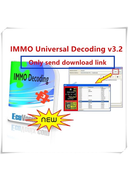 Yalnızca E-Posta Stiliyle Gönder 2021 Sıcak Satış Ecuvonix 3.2 Immo Evrensel Kod Çözme V3.2 Immo Off + Keygen Unlimited Crack Free Keygen'i Kaldır (Yurt Dışından)