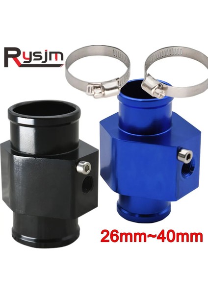 32 mm Mavi Stil Su Sıcaklığı Sıcaklık Bağlantı Borusu Sensör Göstergesi Radyatör Hortumu Adaptör Boyutu (Yurt Dışından)