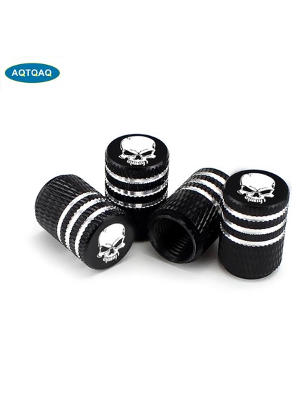 C01703-MAVI Tarzı Et Araba Lastiği Valf Gövdeleri Kapak Tırtıllı Stil Kafatası Lastik Valf Kapağı Alüminyum Lastik Tekerlek Gövdesi Hava Valfi Kapakları Toz Geçirmez Kapaklar (Yurt Dışından) fiyatları