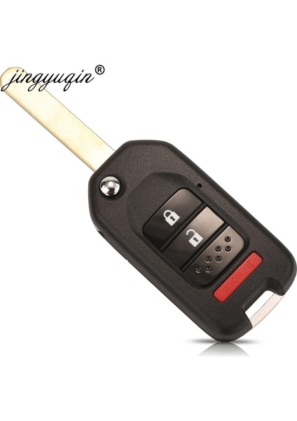 4 Düğme Jingyuqin Modifiye Çevirme Uzaktan Anahtar Kabuk Honda Fıt Xrv Vezel Cıty Jazz Cıvıc Hrv Düğmeleri Katlanır Anahtar Kutu Fob Yükseltme (Yurt Dışından) fırsatları