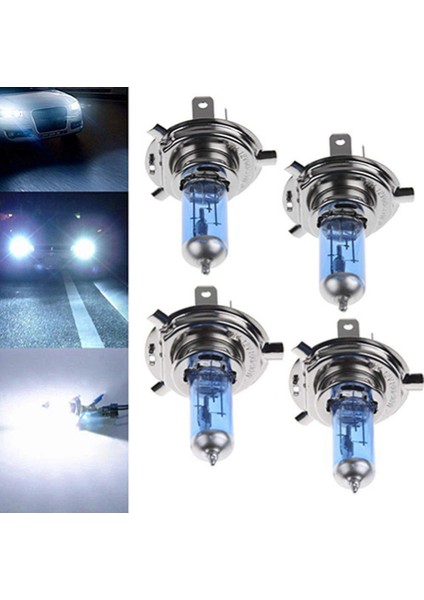 Beyaz H7 100W Ame Tipi H1H4H7 Araba Xenon Gaz Halojen Far Xenon Gaz Halojen Far Beyaz Lambalar 12V 5000K Ampuller (Yurt Dışından)