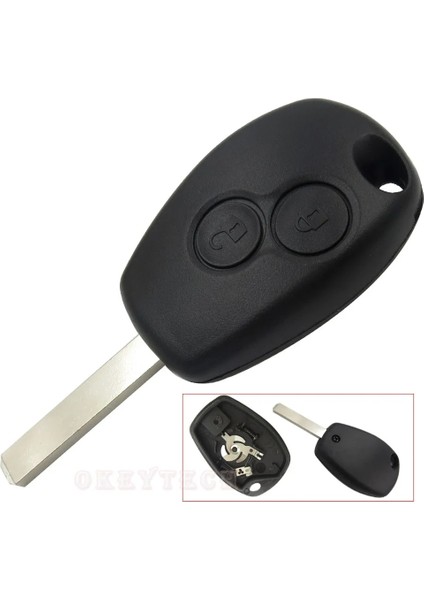 3 Düğme Bıçağı Var Okeyte Düğmesi Kesilmemiş Boş Bıçak Yedek Araba Anahtarı Kapağı Durumda Fob Renault Dacia Modus Clio 3 Twingo Kangoo Anahtar Kabuk (Yurt Dışından) modelleri